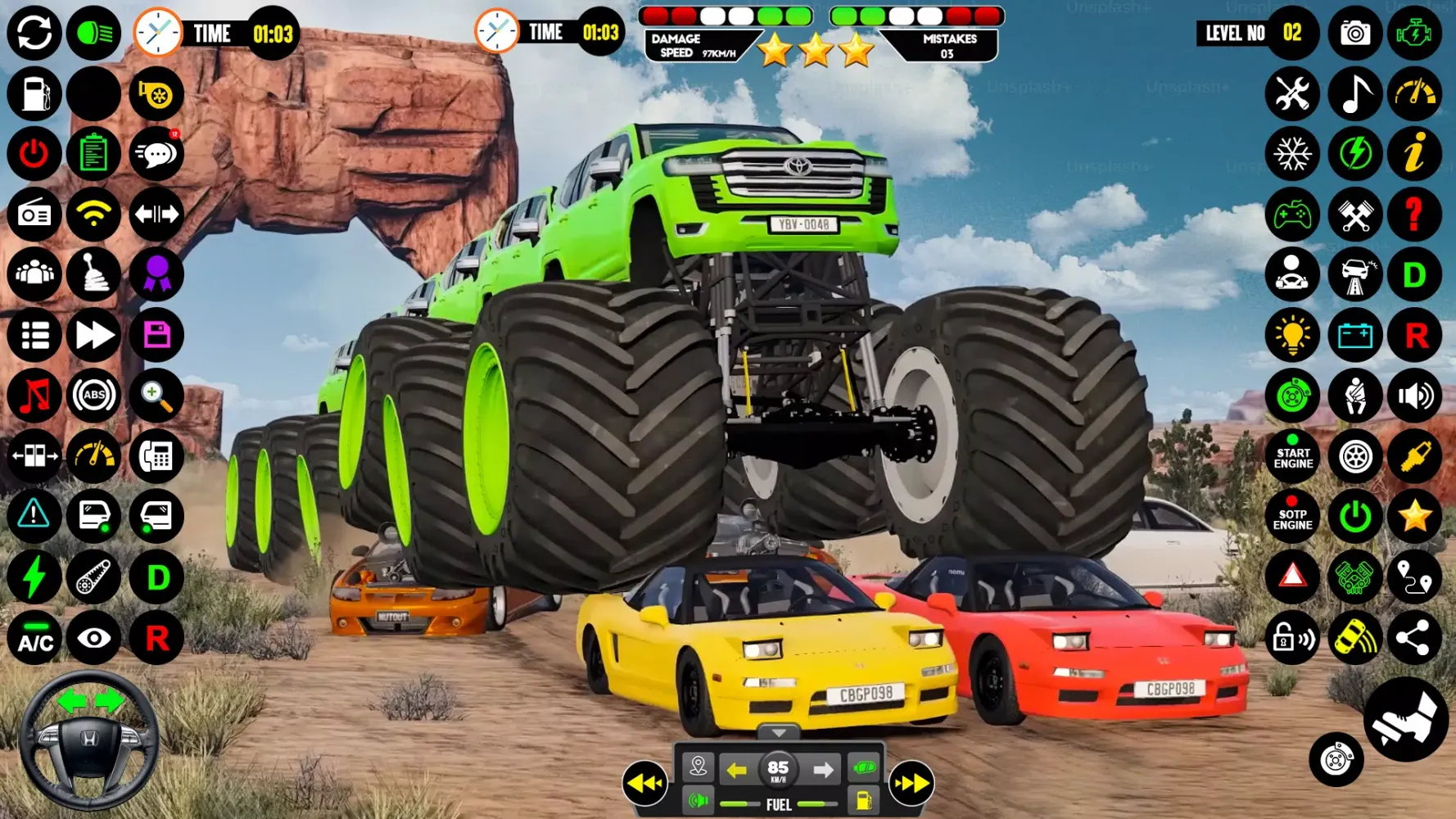 4x4 Monster Truck Game - Derby Screenshots