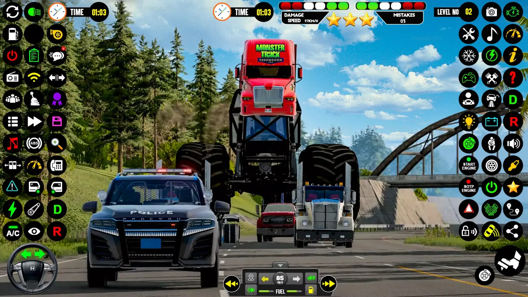 4x4 Monster Truck Game - Derby Screenshots