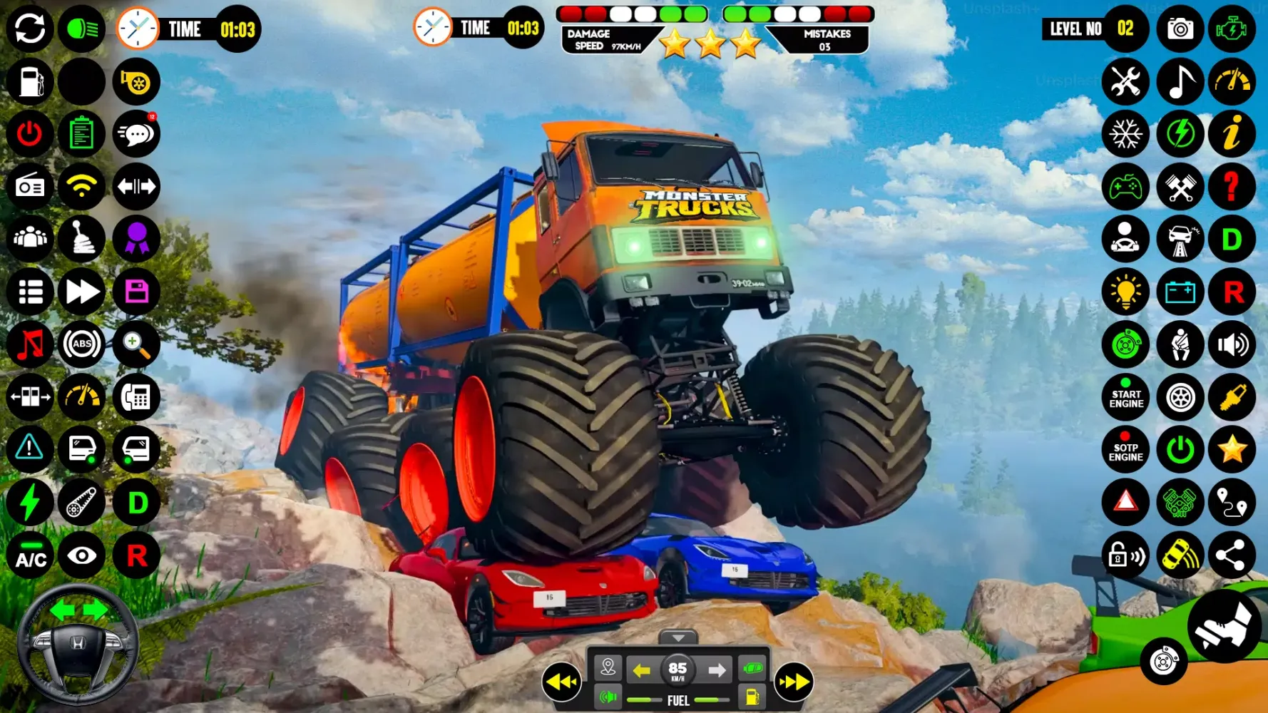 4x4 Monster Truck Game - Derby Screenshots