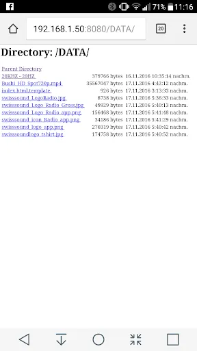http Server 4" - 10" سکرین شاٹس
