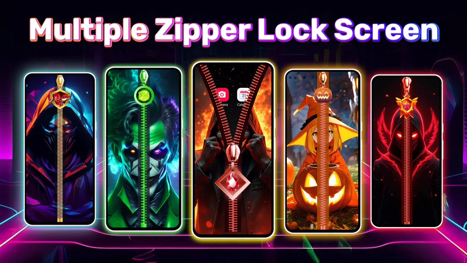 Zipper Locks & Wallpapers Screenshots