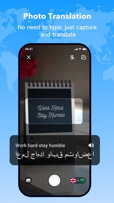 Captures d'écran de TranslateIt.ai Voice Translate