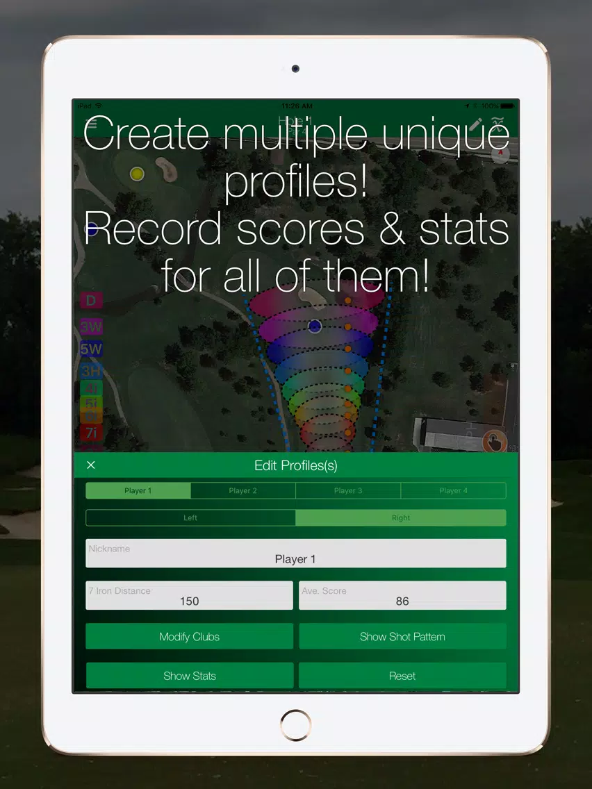 Tangkapan layar Pattern Golf™+ iPad 