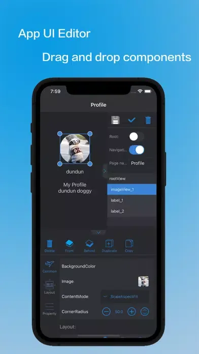 App Prototype Designer Screenshots