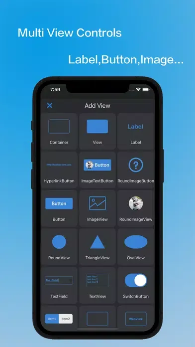 App Prototype Designer Screenshots