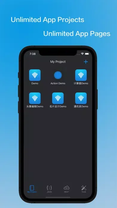 App Prototype Designer Screenshots