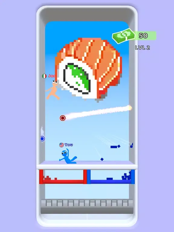 Tangkapan skrin Dash And Demolish iPad 