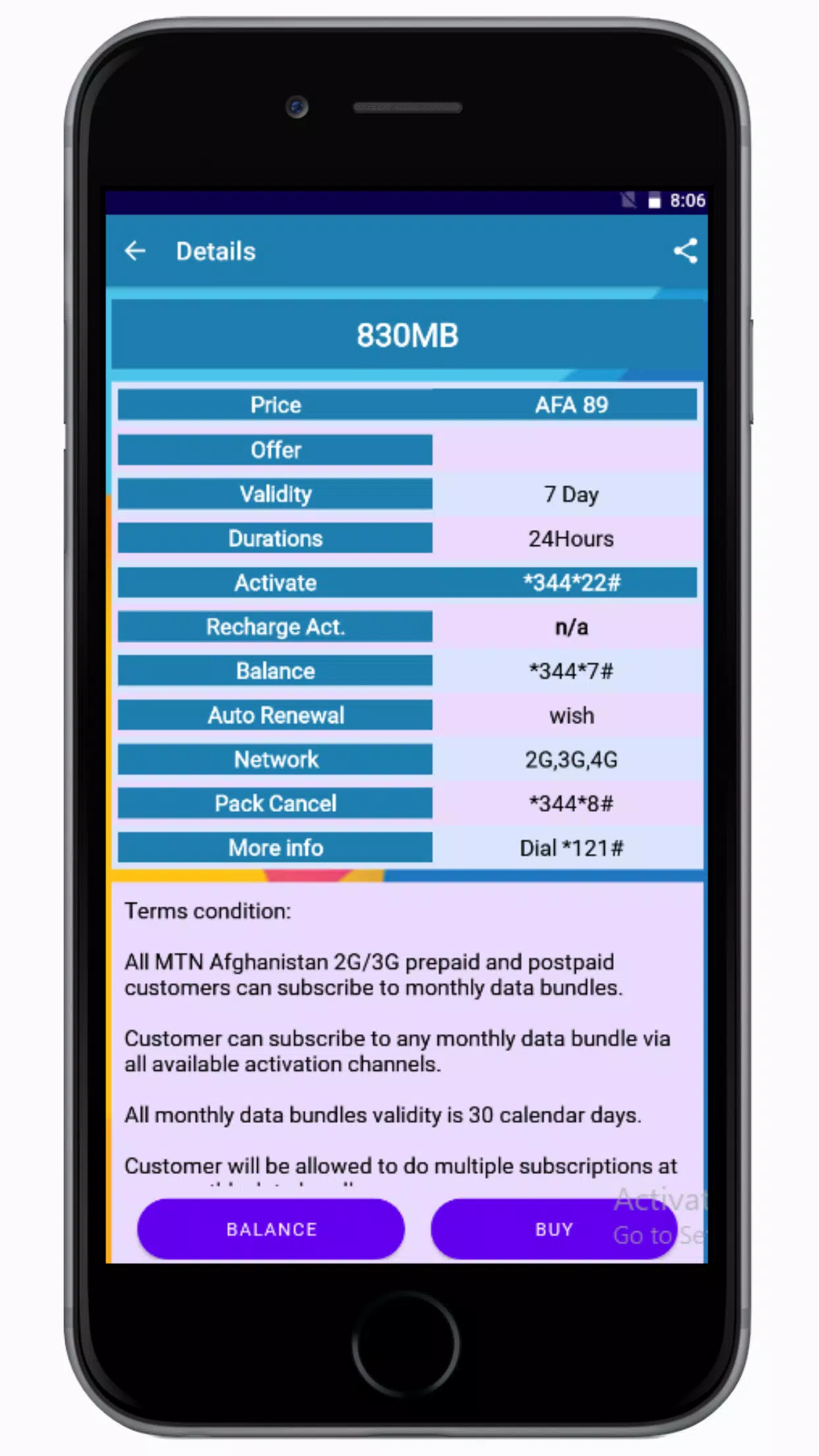 Afghan Internet Packs Screenshots