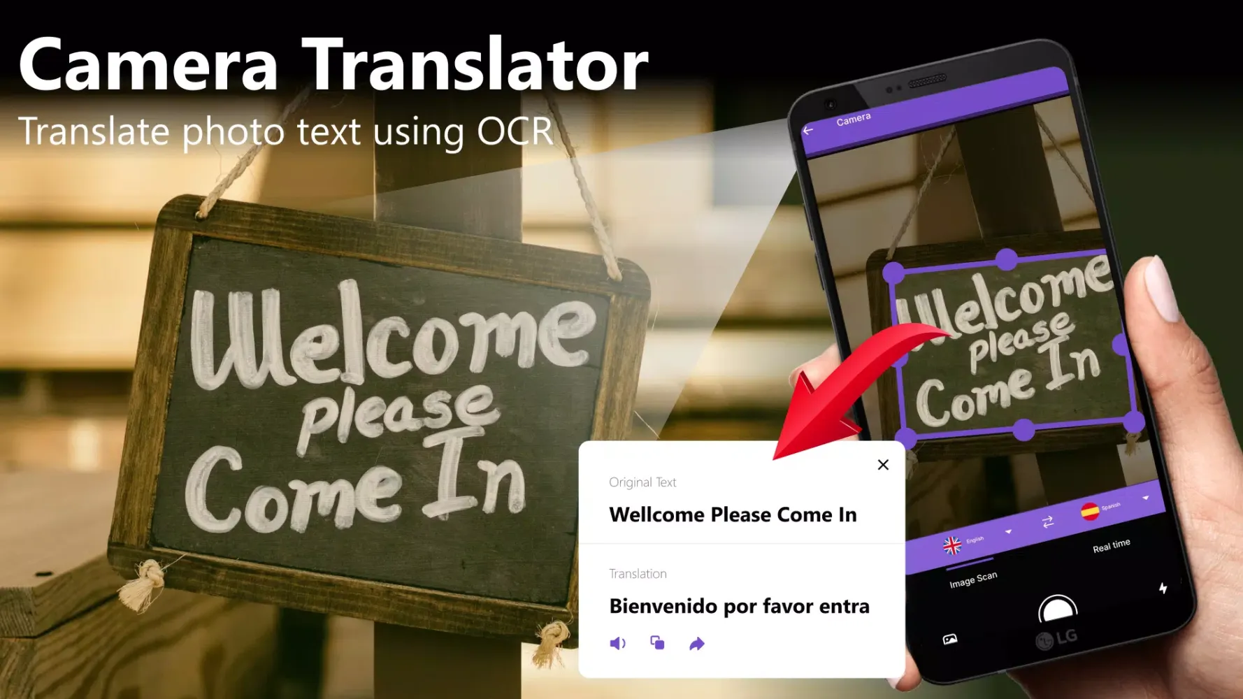 Speak and Translate app Screenshots