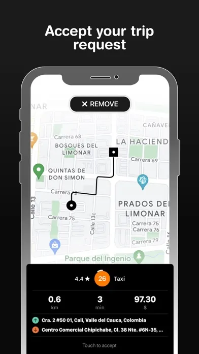 Zrzuty ekranu ToolRides Driver