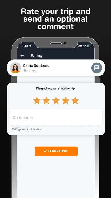 Zrzuty ekranu ToolRides Driver