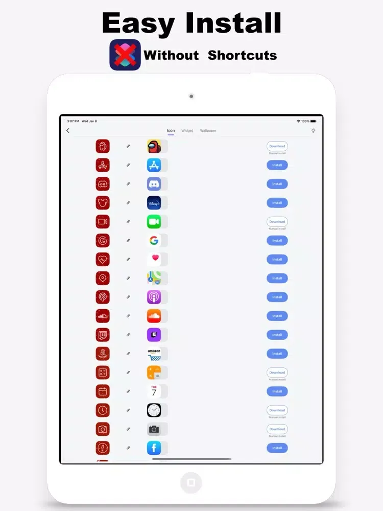 ภาพหน้าจอของ Aesthetic App Icons: Theme Kit iPad 