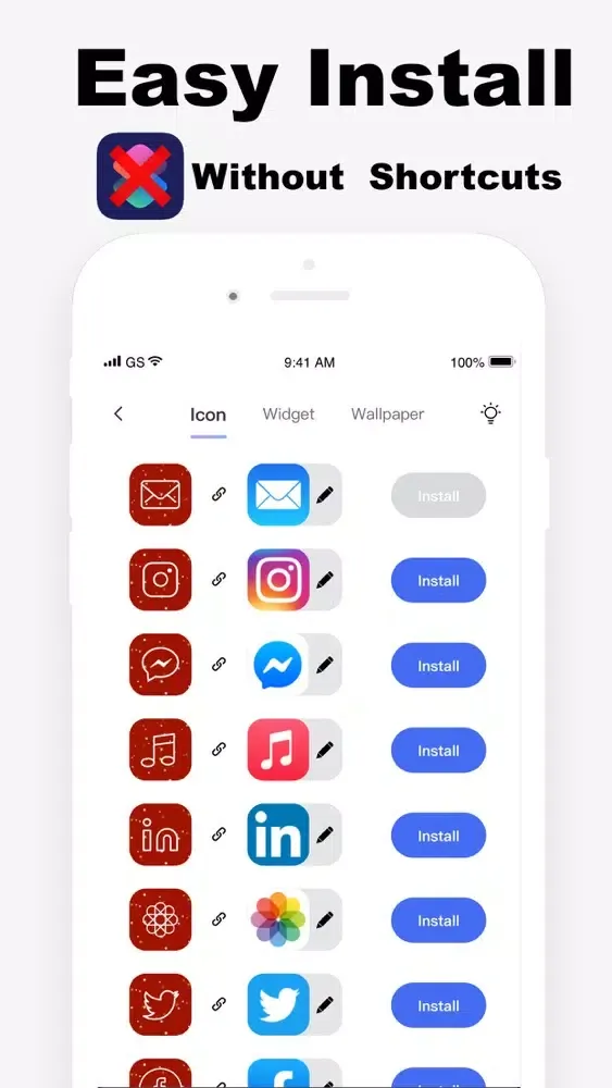 ภาพหน้าจอของ Aesthetic App Icons: Theme Kit
