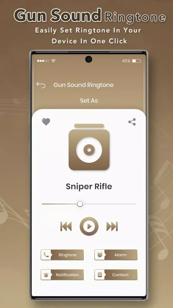 Скриншоты Gun Sound Ringtone