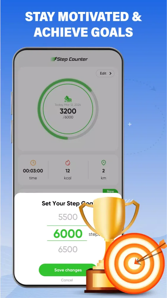 Pedometer: Daily Step Counter应用截图