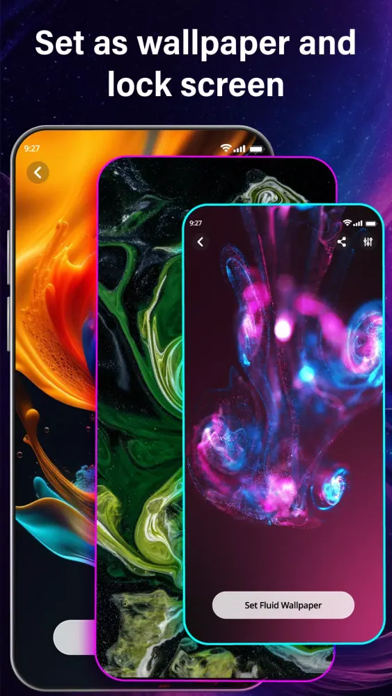 Magic Fluid: Live Wallpaper Screenshots