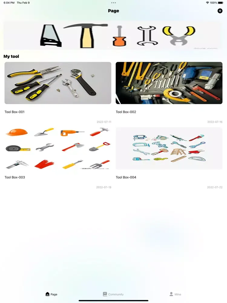 Tool collection iPad  स्क्रीनशॉट