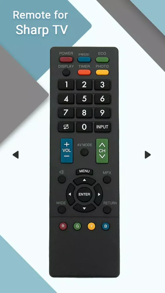 Remote for Sharp TV 스크린샷