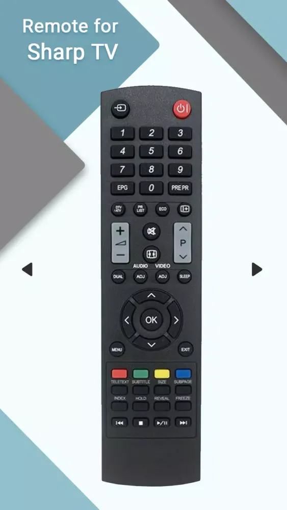 Remote for Sharp TV 스크린샷