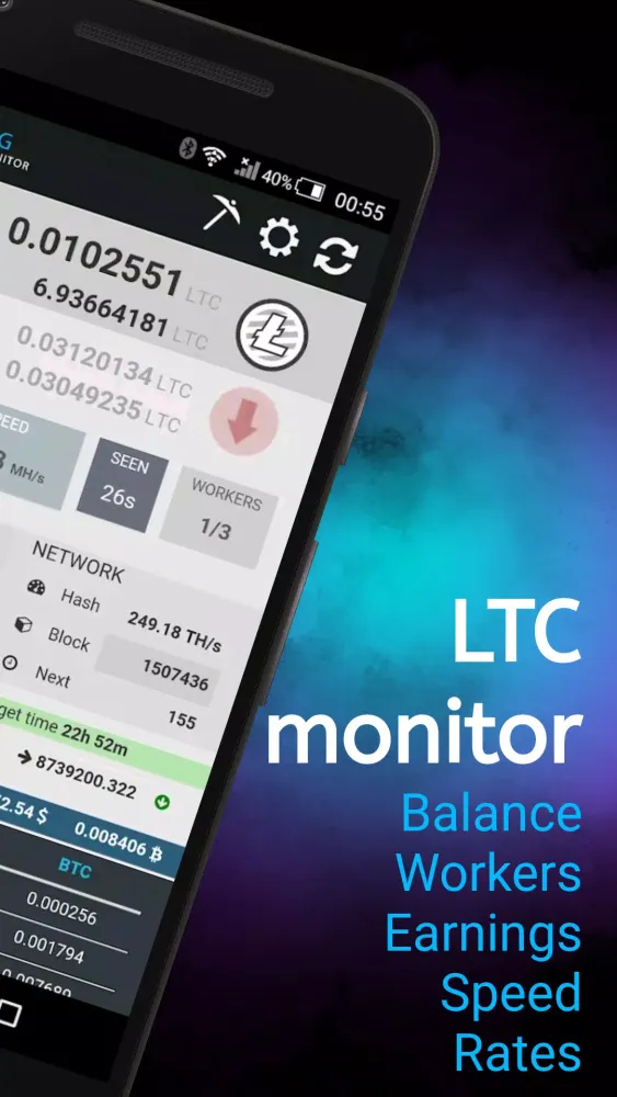 Mining Monitor 4 Litecoinpool Screenshots