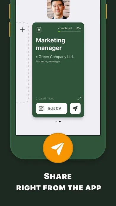 Tangkapan layar CV Master: Resume Form Builder