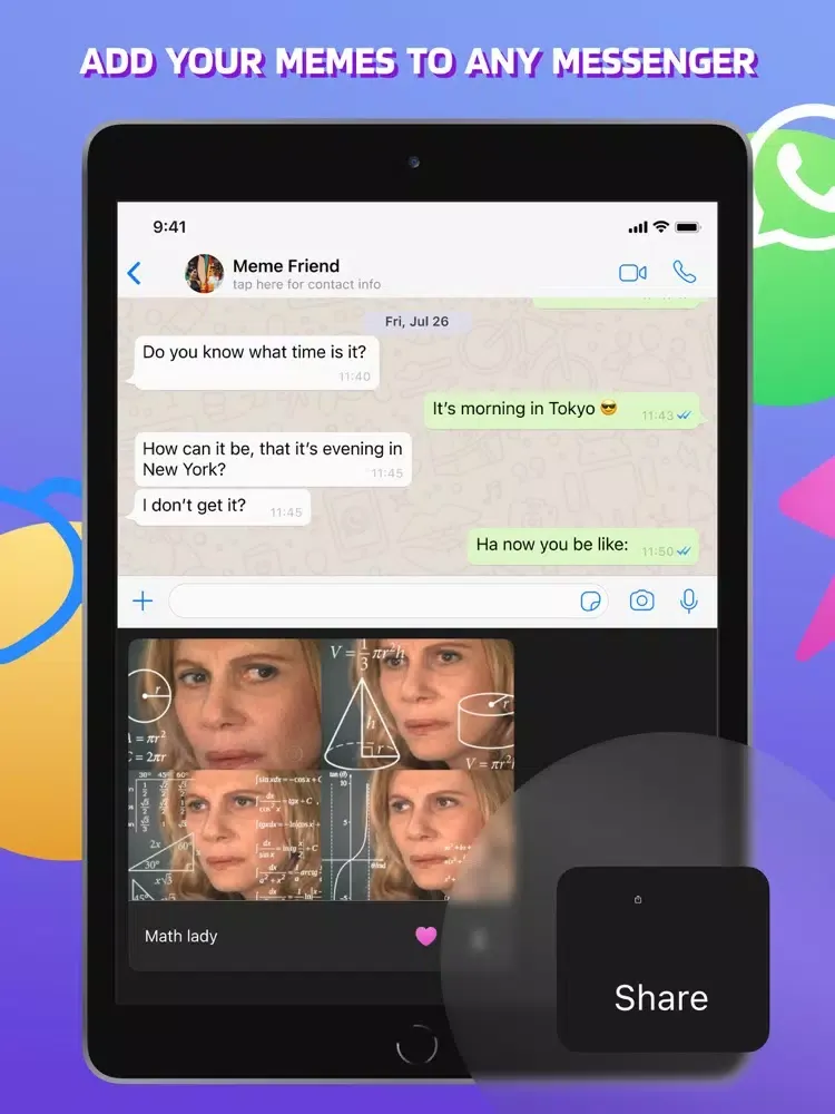 Tangkapan skrin Meme Maker : Fun Generator app iPad 