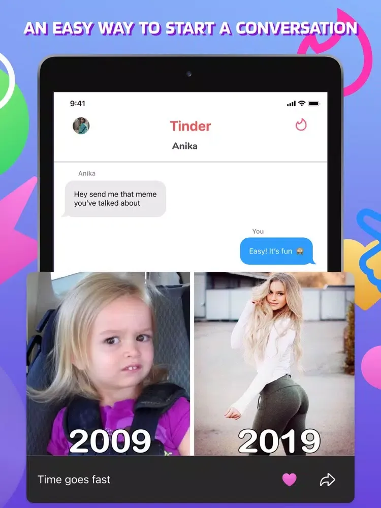 Tangkapan skrin Meme Maker : Fun Generator app iPad 