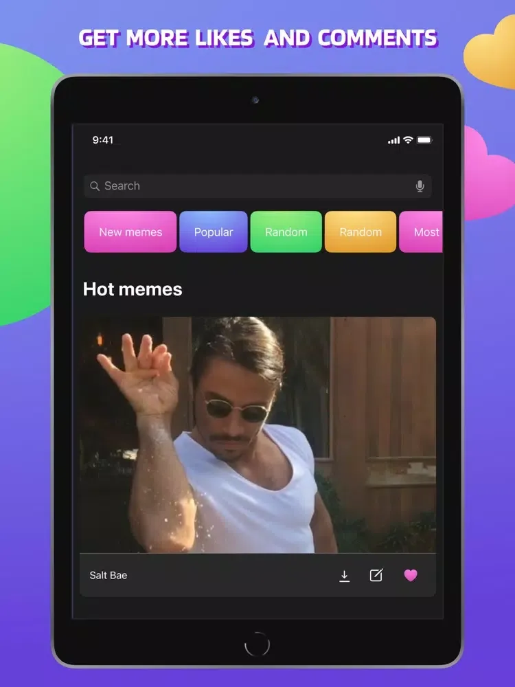 Tangkapan skrin Meme Maker : Fun Generator app iPad 