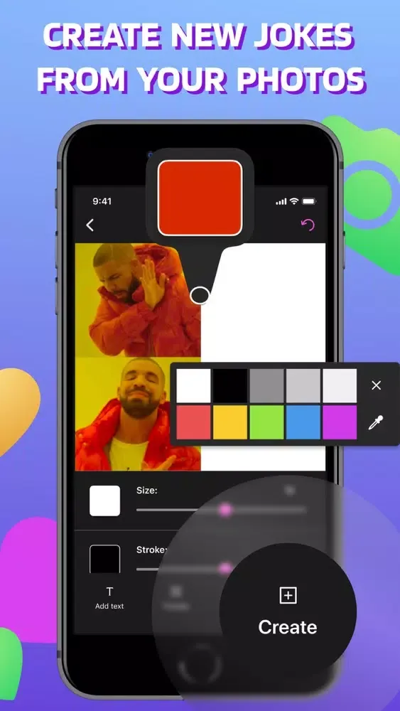 Tangkapan skrin Meme Maker : Fun Generator app