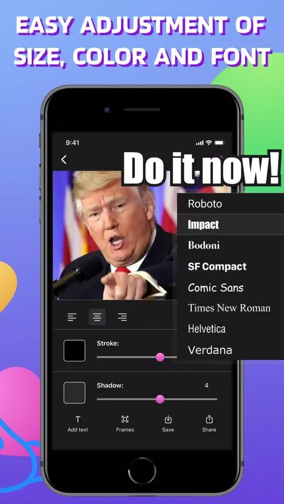 Tangkapan skrin Meme Maker : Fun Generator app