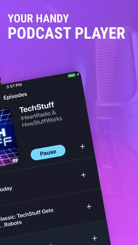 Podcast Tuner: Your Playlists应用截图