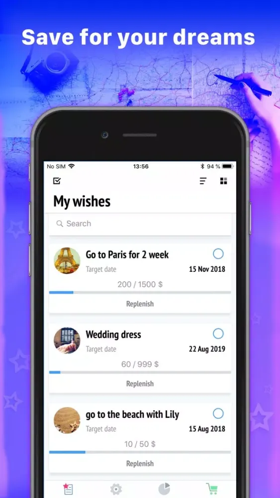 Capturas de tela do Wishies - Wish Maker
