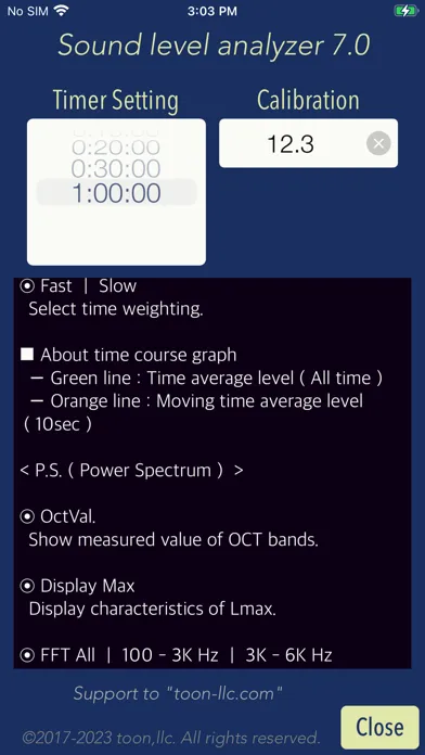 Sound Level Analyzer स्क्रीनशॉट
