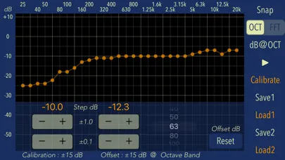 ภาพหน้าจอของ Audio Frequency Analyzer