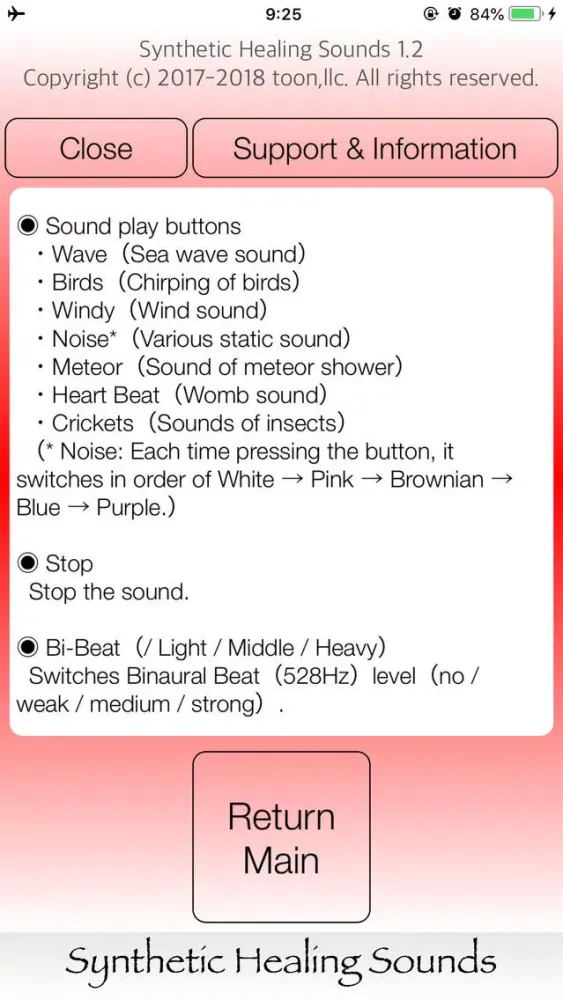 Synthetic Healing Sounds Screenshots