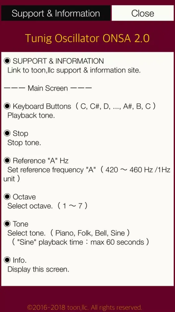 Tuning Oscillator ONSA應用截圖