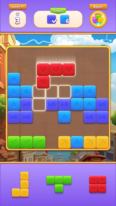 Captures d'écran de Toon Blocks: Puzzle Adventure
