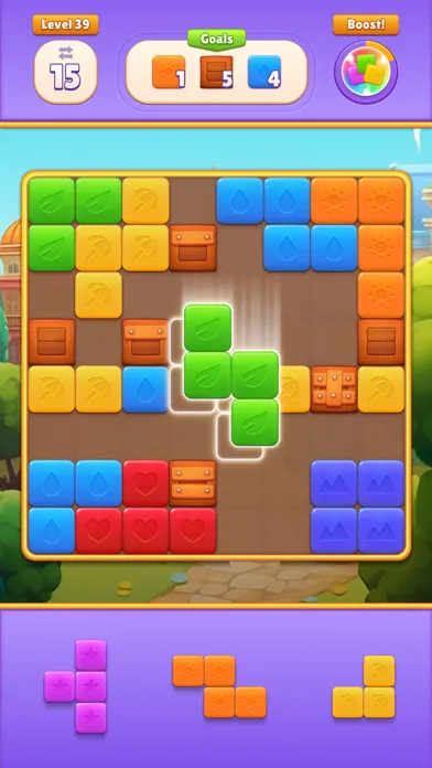 Captures d'écran de Toon Blocks: Puzzle Adventure