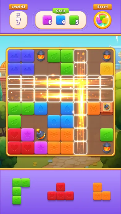 Captures d'écran de Toon Blocks: Puzzle Adventure