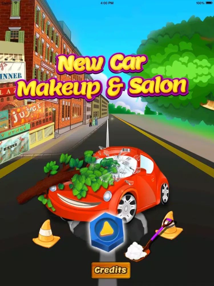 Capturas de pantalla de New Car Makeup & salon for kids - car washing and repair iPad 