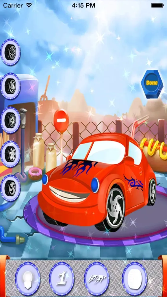 Capturas de pantalla de New Car Makeup & salon for kids - car washing and repair