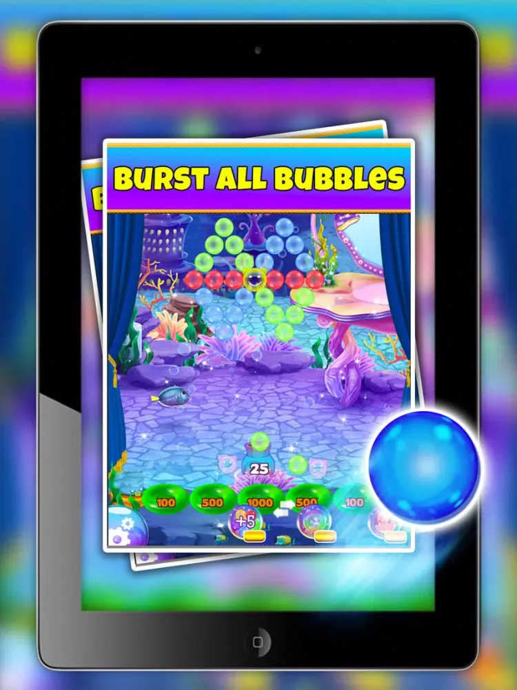 Ocean Mania Bubble Pop Mania - Double Blaze Blitz and Bust iPad  Ekran Görüntüleri