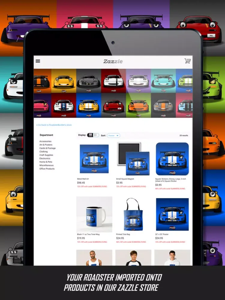 Скриншоты mmm...Miata iPad 
