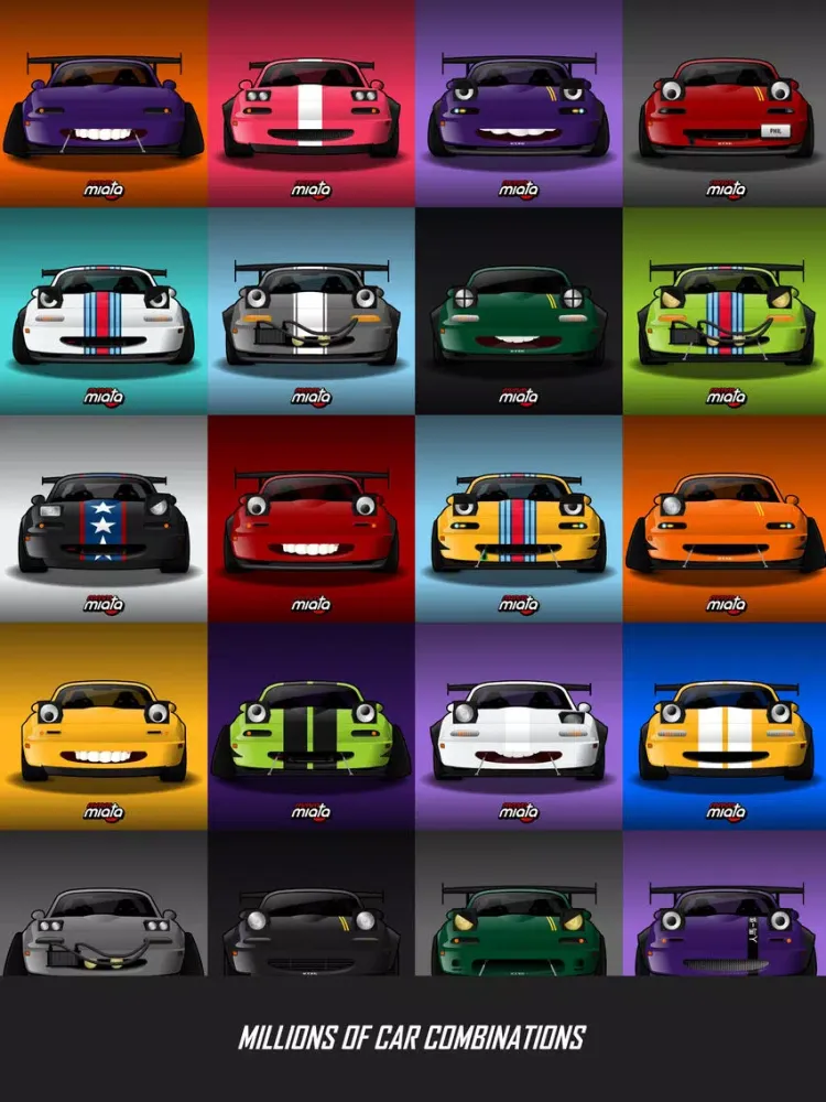 Скриншоты mmm...Miata iPad 