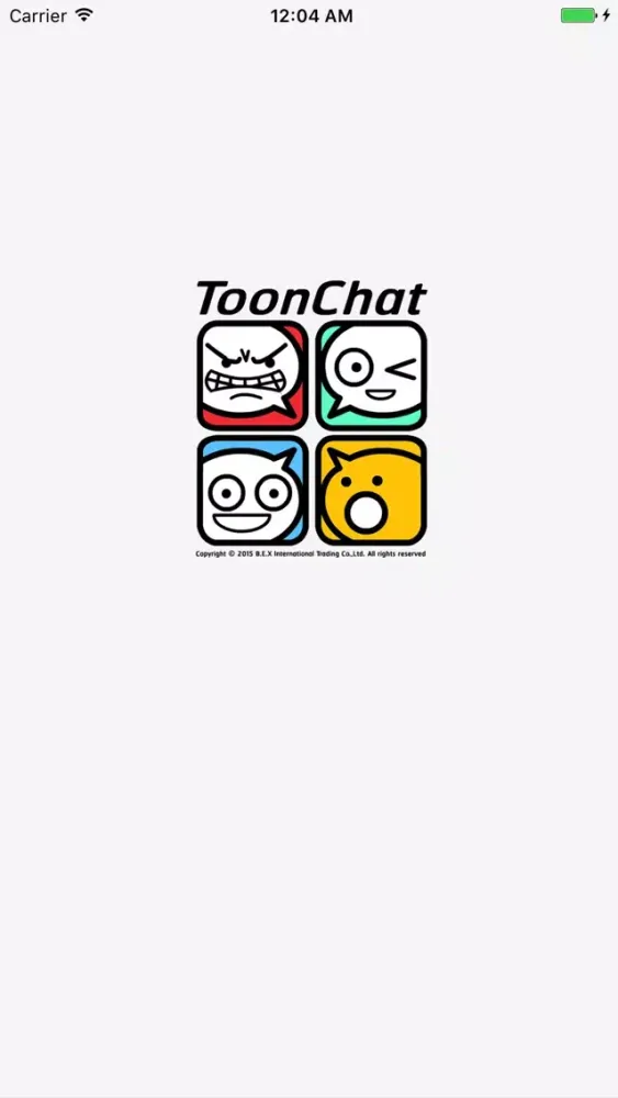 Tangkapan skrin ToonChat App