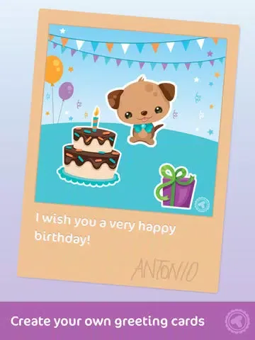 Toonia Cardcreator - Create, Print & Send Personalized Greeting Cards iPad  سکرین شاٹس