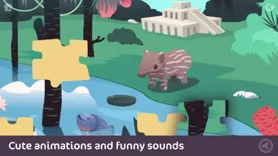 Toonia Puzzle - Animal Jigsaw Puzzle Game for Kids スクリーンショット