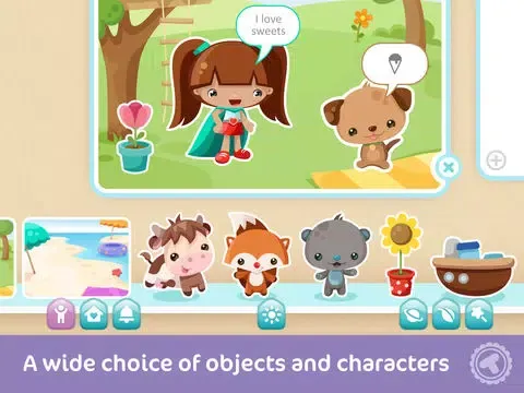 تصاویر Toonia Storymaker - Make Picture Books, Comics & Cartoons iPad 