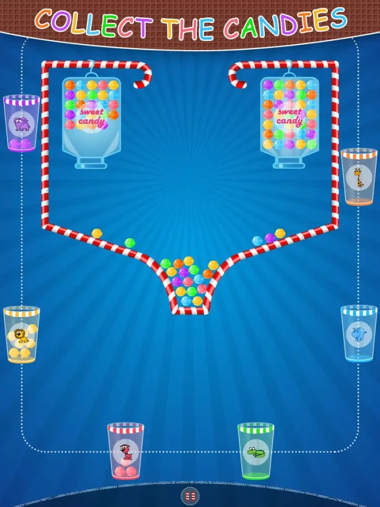 100 Candy. Catch and Save The Balls Free iPad  Screenshots