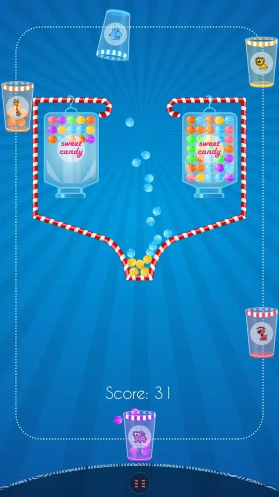 100 Candy. Catch and Save The Balls Free Screenshots
